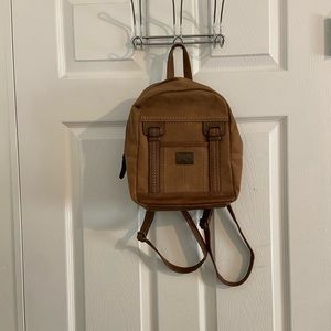 Brown backpack